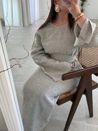 LINEN DRESS