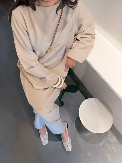 NOA DRESS BEIGE