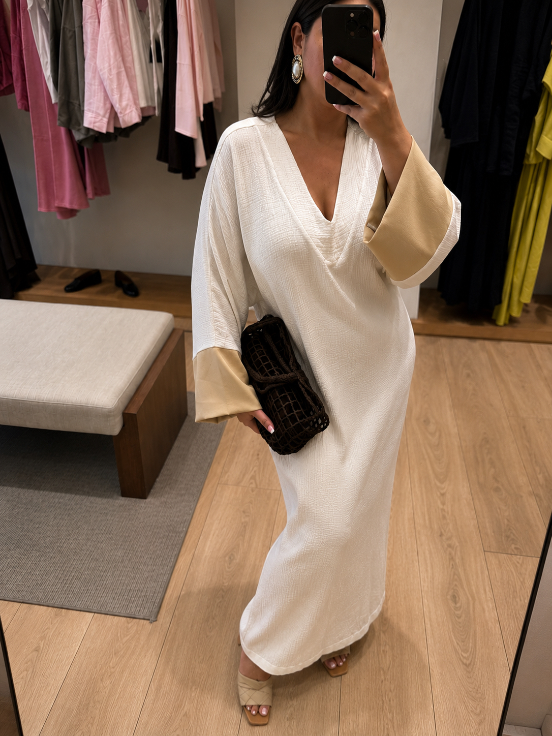 Cream dress